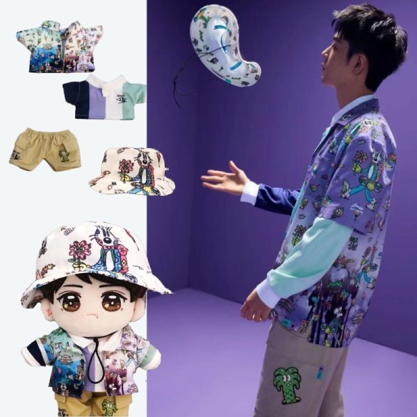 画像2: 15/20/肖战着用風セットアップ008 (2)