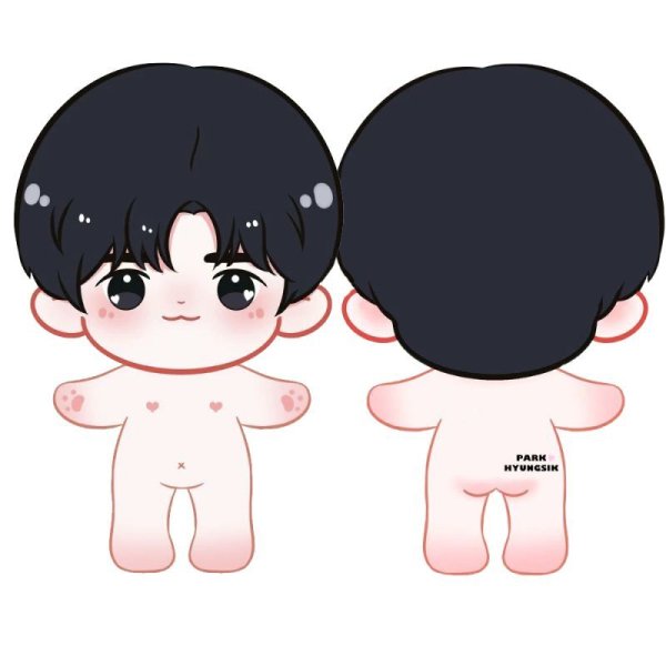 画像4: 20cmdoll パクヒョンシクParkHyungSik ぬいぐるみ 人形 (4)