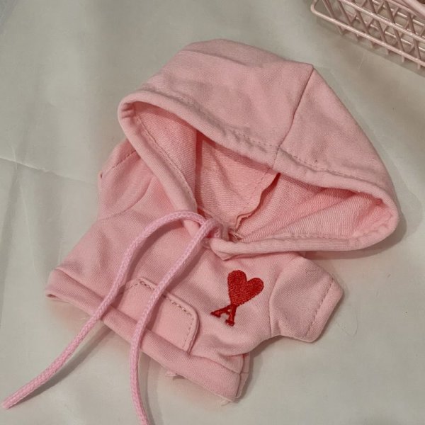 画像2: 20/シャオジャン着用風ピンクAフーディー021 (2)