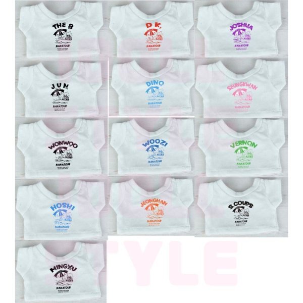 画像2: 10/15/20/SEVENTEEN着用風 NANATOUR ナナツアー Tシャツ 003 (2)