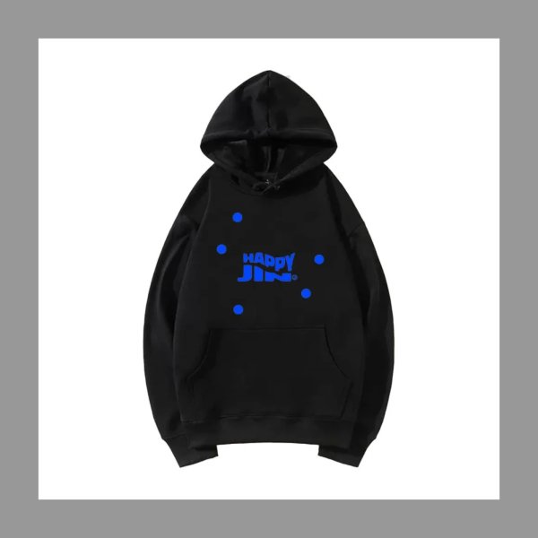 画像2: BTS ジン JIN HAPPY フーディ 042 (2)