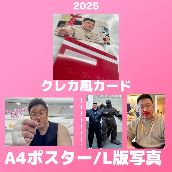 画像2: 2025 マドンソク センイル/デビュー記念/来日セット クレカ風カード (2)