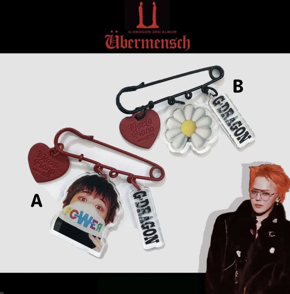 画像1: BIGBANG G-DRAGON ジヨン アクリルピン  026 (1)