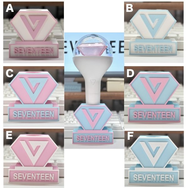 画像1: SEVENTEEN ペンライトスタンド SVT (1)