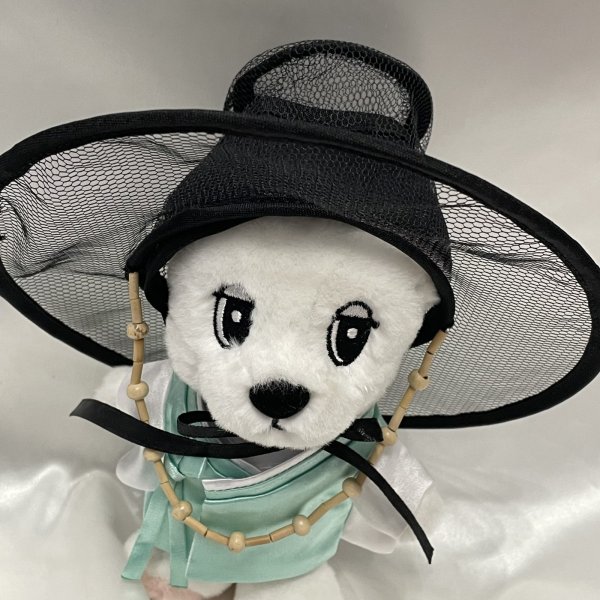 画像2: 【ご予約】15/ウクドンに！韓服 グリーン イドンウク着用風 006 (2)