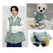 画像1: 【ご予約】15/ウクドンに！韓服 グリーン イドンウク着用風 006 (1)
