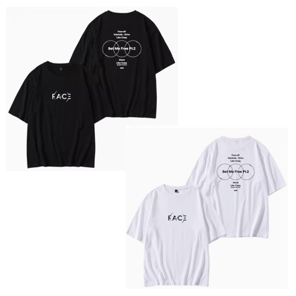画像1: BTS  JIMIN FACE Tシャツ 037 (1)