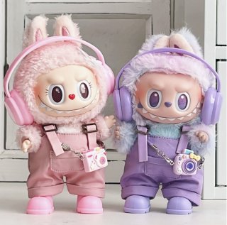 labubu ラブブ　ぬいぐるみ 服 ぬい服 5点セット ラブブ服 LABUBU ぬいぐるみ着 ぬい服 ラブブ 着せ替え服 5点