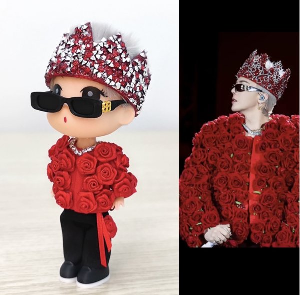 画像1: BIGBANG G-DRAGON ジヨン フィギュア ストラップ付 048 GD GDRAGON (1)