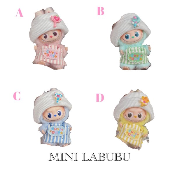 画像2: Mini Labubu/ エプロン 003 アルファベットラブブ PIN FOR LOVE (2)