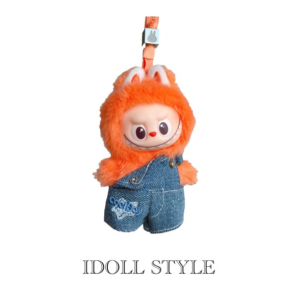 画像2: Mini Labubu/ サロペット 007 アルファベットラブブ PIN FOR LOVE (2)