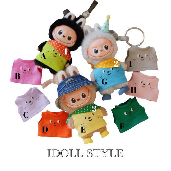 画像2: Mini Labubu/ タンクトップ 004 アルファベットラブブ PIN FOR LOVE (2)