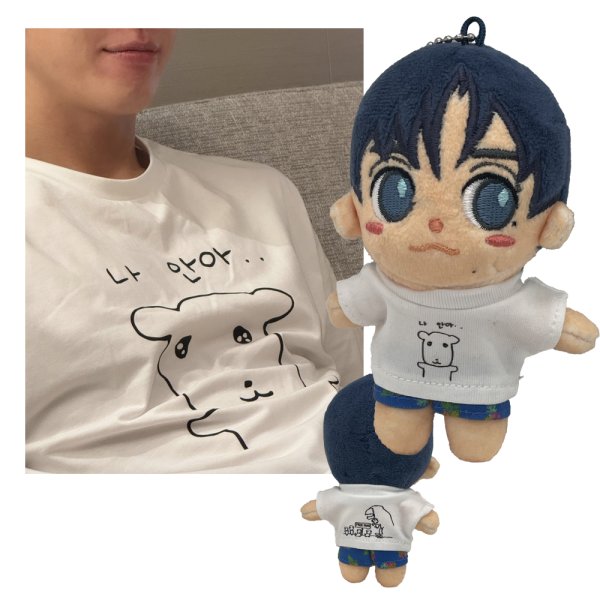 画像1: 10月末ごろ入荷予定/ヨンヨンちゃんサイズ お揃いTシャツ YongHwa 002 ヨンファ (1)