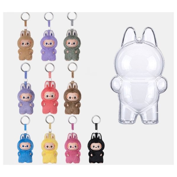 画像2: Mini Labubu/ 透明ケース 011 アルファベットラブブ PIN FOR LOVE (2)