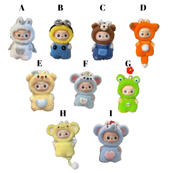 画像2: Mini Labubu/ 着ぐるみ 010 アルファベットラブブ PIN FOR LOVE (2)