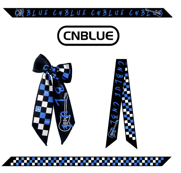 画像1: CNBLUE リボンスカーフ 015 (1)