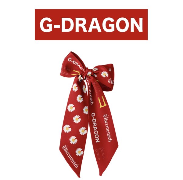 画像7: BIGBANG G-DRAGON ジヨン リボンスカーフ 050 GD GDRAGON (7)