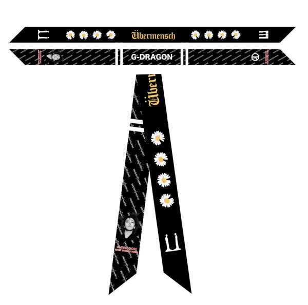 画像2: BIGBANG G-DRAGON ジヨン リボンスカーフ 050 GD GDRAGON (2)