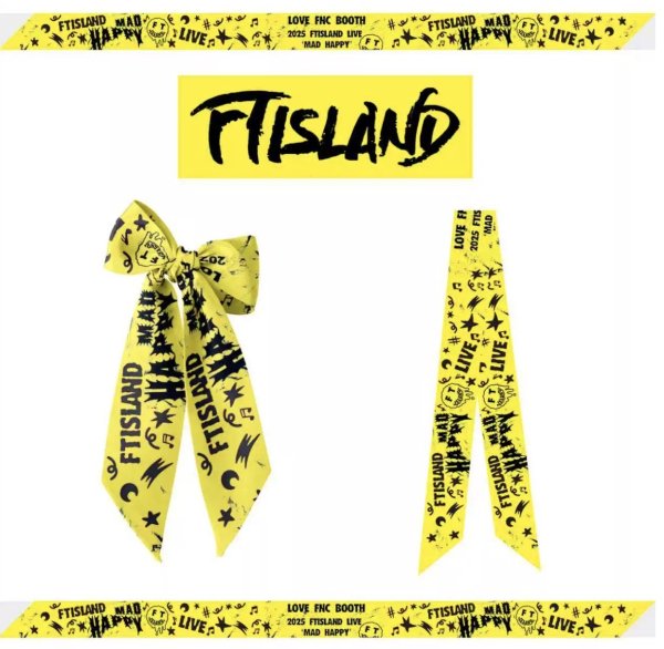画像1: FTISLAND リボンスカーフ 008 (1)