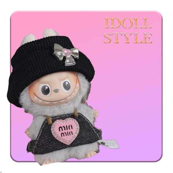 画像1: Mini Labubu/ お洋服セット 014 アルファベットラブブ PIN FOR LOVE (1)