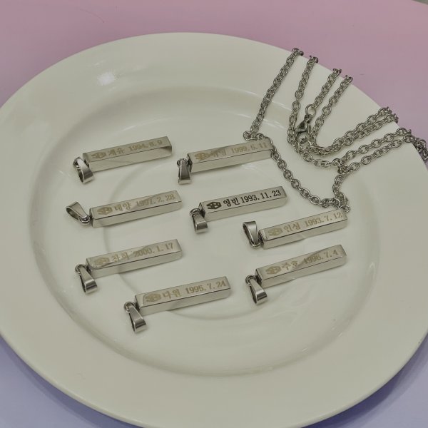 画像1: SF9 ハングルネームネックレス 003 (1)