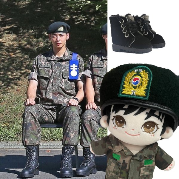 画像1: 10/15/ 20/チャウヌ着用風 軍服 CHAEUNWOO 023 (1)