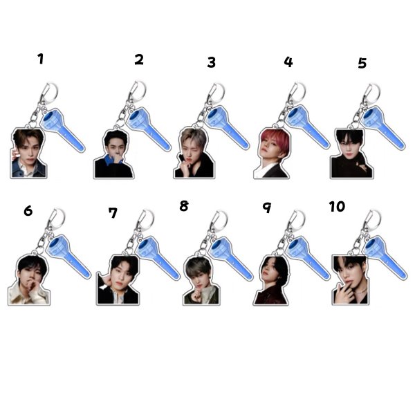 画像1: TREASURE アクリルキーホルダー007 (1)