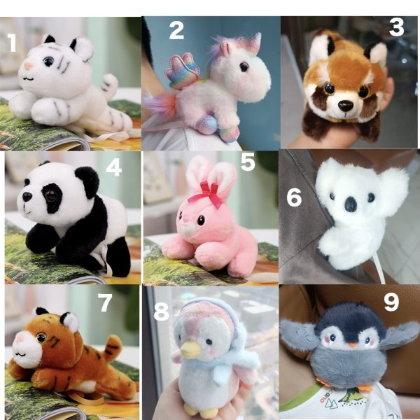 画像1: 肩のせぬいぐるみ【A】 (1)