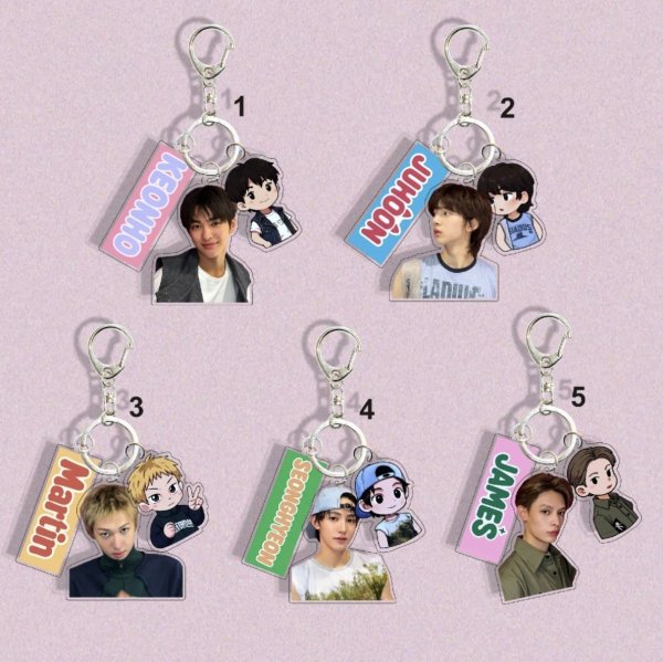 画像1: CORTIS アクリルキーホルダー 002 アクキー (1)