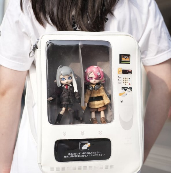 画像3: 【ご予約】自動販売機型 リュック小 007 痛バッグ 痛バ ぬいぐるみ用 (3)