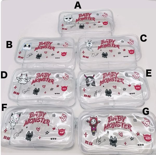 画像1: BABYMONSTER クリアポーチ 006 (1)