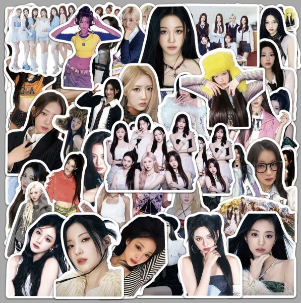 画像1: BABYMONSTER ステッカーシール 50枚セット 005 (1)