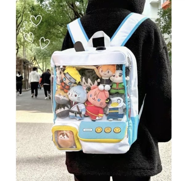 画像1: 【ご予約】UFOキャッチャー型リュック  痛バッグ 009 痛バ ぬいぐるみ用 (1)