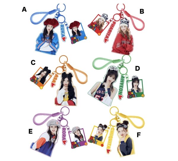 画像1: BABYMONSTER キーホルダー 004 (1)