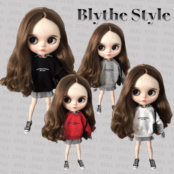 画像1: Blythe ブライスドール パーカーコーデ 003 ブライス人形 ブライス ドール 人形 着せ替え人形 (1)