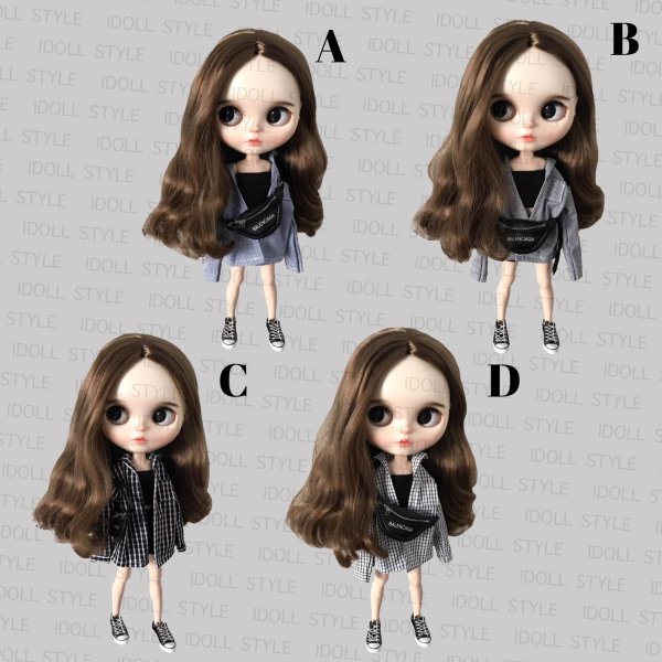画像2: Blythe ブライスドール シャツコーデ 004 ブライス人形 ブライス ドール 人形 着せ替え人形 (2)