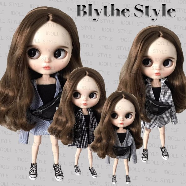 画像1: Blythe ブライスドール シャツコーデ 004 ブライス人形 ブライス ドール 人形 着せ替え人形 (1)