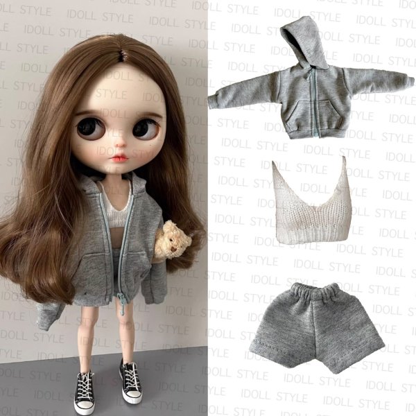 画像4: Blythe ブライスドール パーカーコーデ 001 ブライス人形 ブライス ドール 人形 着せ替え人形 (4)