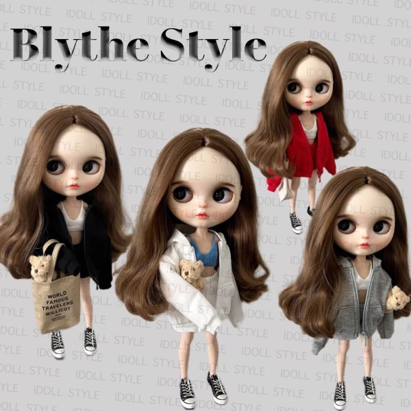 画像1: Blythe ブライスドール パーカーコーデ 001 ブライス人形 ブライス ドール 人形 着せ替え人形 (1)