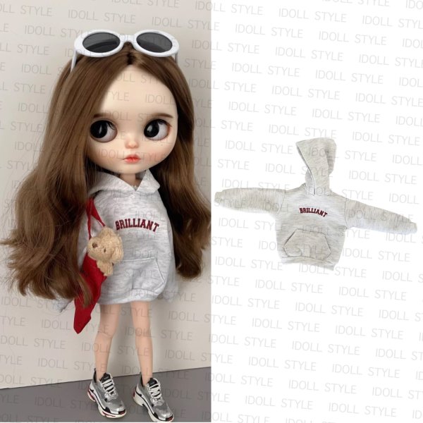 画像2: Blythe ブライスドール パーカー 005 ブライス人形 ブライス ドール 人形 着せ替え人形 (2)