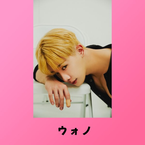 画像1: ウォノ センイル/デビュー記念/来日セット クレカ風カード (1)