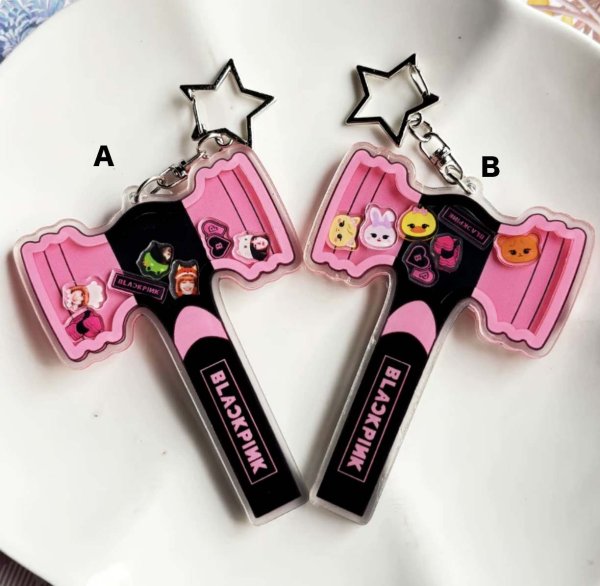 画像1:  BLACKPINK シャカシャカ アクリル キーホルダー  013 (1)