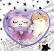 画像3: 10cm用ぬいぐるみ用 ハートのクリアケース 012 痛バ 保護ケース (3)