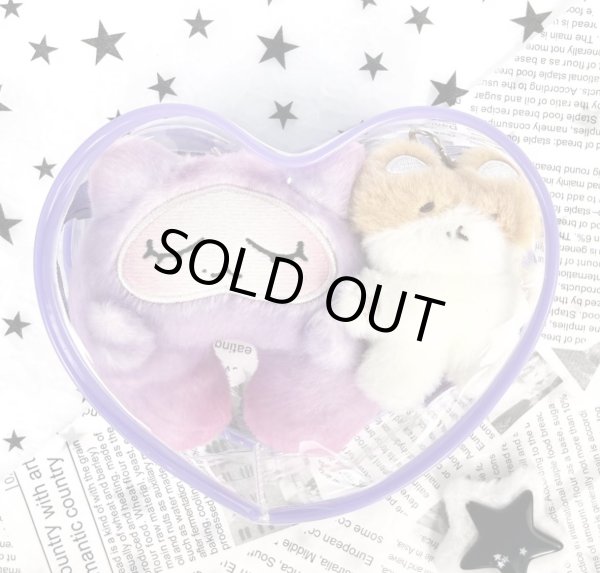 画像3: 10cm用ぬいぐるみ用 ハートのクリアケース 012 痛バ 保護ケース (3)