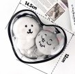 画像7: 10cm用ぬいぐるみ用 ハートのクリアケース 012 痛バ 保護ケース (7)
