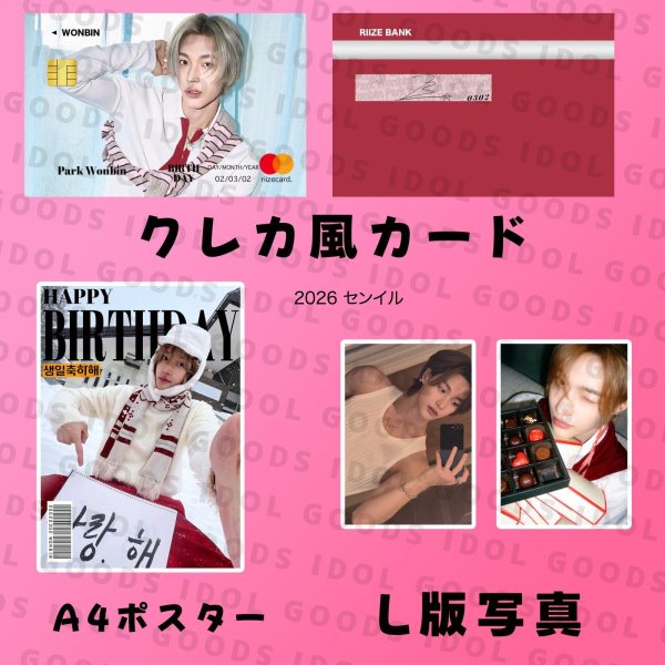 画像8: RIIZE センイル/デビュー記念/来日セット クレカ風カード (8)