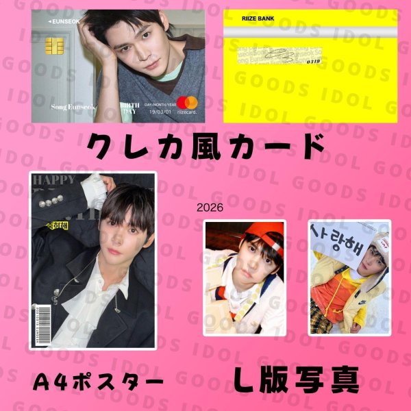 画像10: RIIZE センイル/デビュー記念/来日セット クレカ風カード (10)