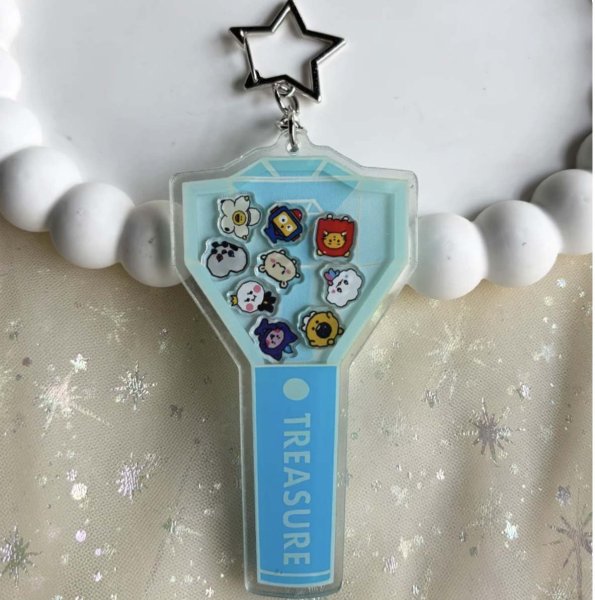 画像1: TREASURE シャカシャカキーホルダー 011 (1)