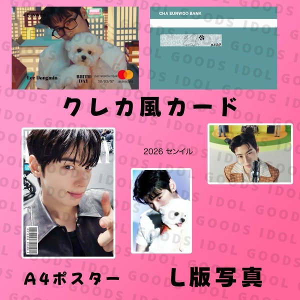 画像10:  ASTRO センイル/デビュー記念/来日セット クレカ風カード (10)