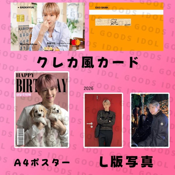 画像5: EXOセンイル/デビュー記念/来日セット クレカ風カード (5)